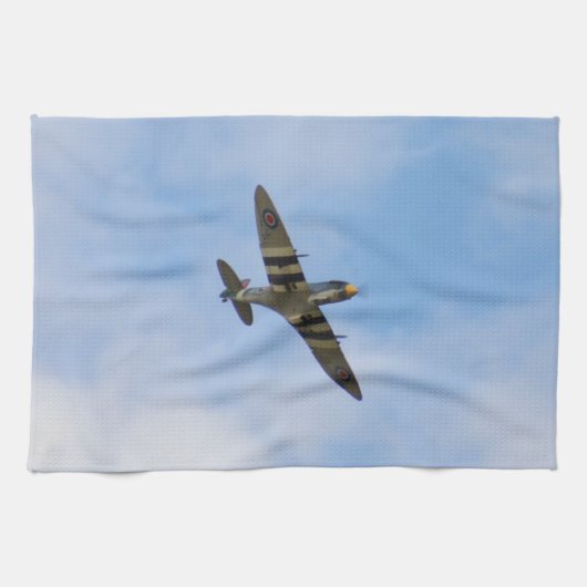 Model van Spitfire MK IX MK923 Theedoek (Horizontaal)