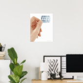 MODEL VERWIJDERD. Tandstraal. Poster (Thuiskantoor)