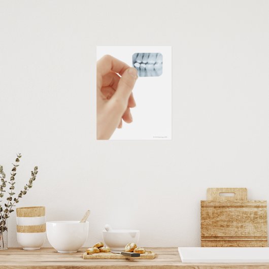 MODEL VERWIJDERD. Tandstraal. Poster (Keuken)