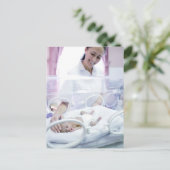 MODEL VERWIJDERD. Verpleegkundige en voortijdige b Briefkaart (Staand voorkant)