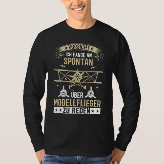 Model Vliegtuig Model Vliegmodel Bouw modus T-shirt (Voorkant)