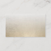 Model voor een moderne Gold Foil-textuur voor visi Visitekaartje (Achterkant)