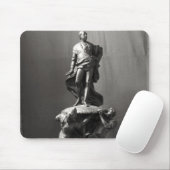 Model voor het monument van Louis XV Muismat (Met muis)