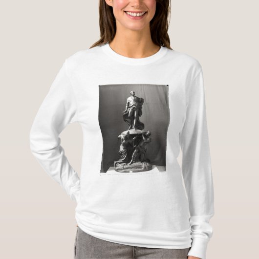 Model voor het monument van Louis XV T-shirt (Voorkant)