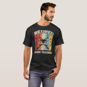Model voor pensionering t-shirt (Voorkant volledig)