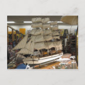 Model voor zeilboot briefkaart (Voorkant)