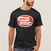 Model Y zo duur?: Humor ontwerp T-shirt (Voorkant)