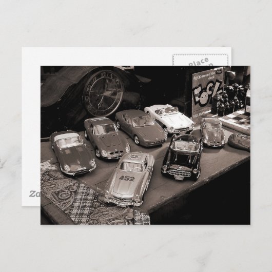 Modelauto's Briefkaart (Voorkant / Achterkant)