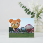 Modelballon fista briefkaart (Staand voorkant)