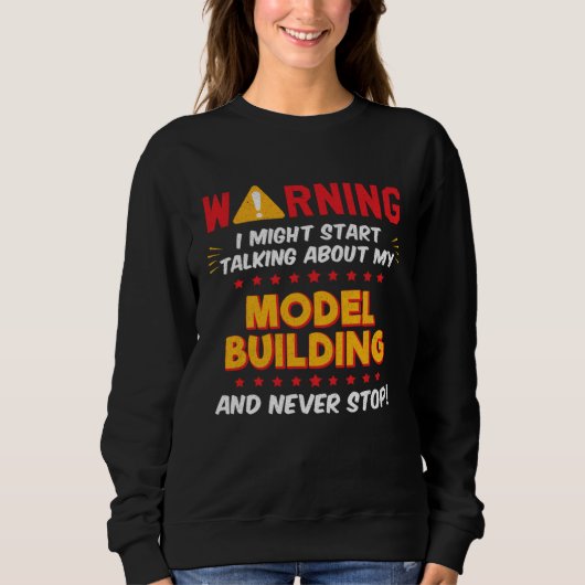 Modelbouw Modelleur Grap Grafisch Trui (Voorkant)