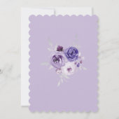 Modèle Anniversaire 40 ans Couleur Lavande Kaart (Achterkant)