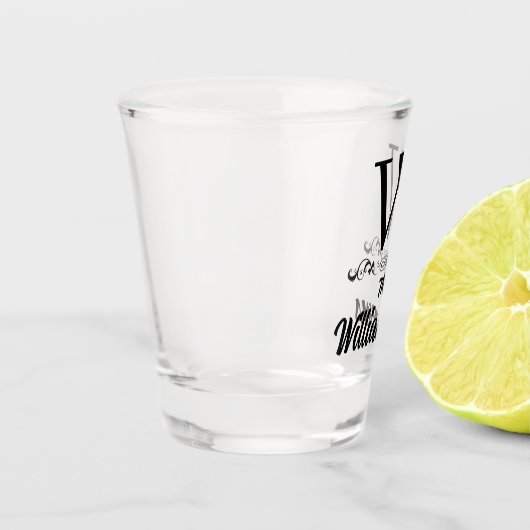 Modelformulier familienaam shot glas (Links)