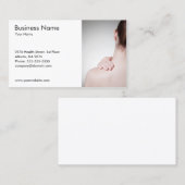 Modelformulier voor een zakelijke achterbankkaart  visitekaartje (Voorkant / Achterkant)