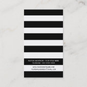 Modelformulier voor moderne en grafische visitekaa visitekaartje (Achterkant)