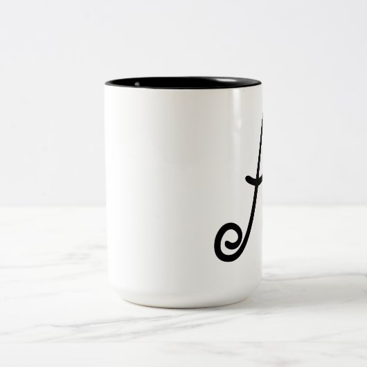 Modelformulier voor winkelboekstijl tweekleurige koffiemok (Center)