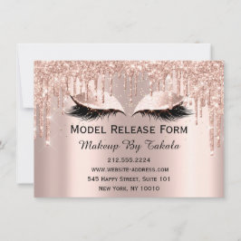 Modelformulier Vrijgave maken Kunstmatige Roos mak Kaart