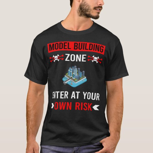 modelgebouw voor risicozones t-shirt (Voorkant)
