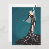 Modelillustratie 1920 briefkaart (Voorkant / Achterkant)