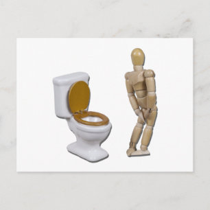 ModelInneedNextToToilet121611 Briefkaart