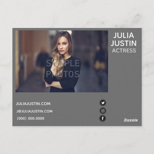 ModelKaarten HoofdComp Sjabloon Briefkaart (Achterkant)