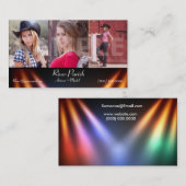 Modelkoplopers voor Visitekaartjes Actors en model (Voorkant / Achterkant)