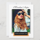 Modelleer Comp Card (Voorkant)
