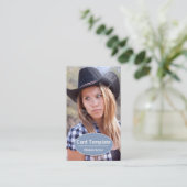 Modelleerkaartkopje Visitekaartje (Staand voorkant)