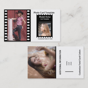 Modelleerkaartkopje Visitekaartje