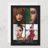 Modellen Actief Comp Kaart 5 Foto zwart (Achterkant)