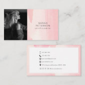 Modellen actrice-prestaties stijlvolle abstracte f visitekaartje (Voorkant / Achterkant)