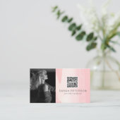 Modellen actrice-prestaties stijlvolle abstracte f visitekaartje (Staand voorkant)