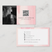 Modellen actrice-prestaties stijlvolle abstracte f visitekaartje (Voorkant / Achterkant)