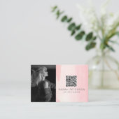 Modellen actrice-prestaties stijlvolle abstracte f visitekaartje (Staand voorkant)