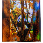 Modellen beer: Panda Life 01-02 Douchegordijn (Voorkant)