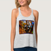 Modellen beer: Panda Life 01-02 Tanktop (Voorkant)