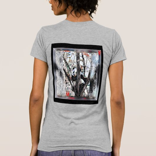 Modellen beer: Panda Life 01-03 T-shirt (Achterkant)