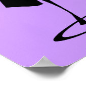 Modellen die paarse roze meisjes kopen poster (Hoek)