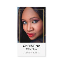 Modellen en Acteurs Modern Headshot Faux Gold Lijs