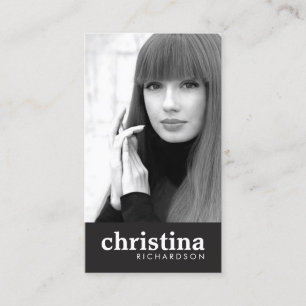 Modellen en acteurs Modern Headshot II Visitekaartje