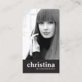 Modellen en acteurs Modern Headshot II Visitekaartje (Voorkant)