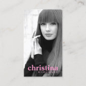 Modellen en acteurs Modern Headshot III Visitekaartje (Voorkant)