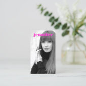 Modellen en acteurs Modern Headshot IV Visitekaartje (Staand voorkant)