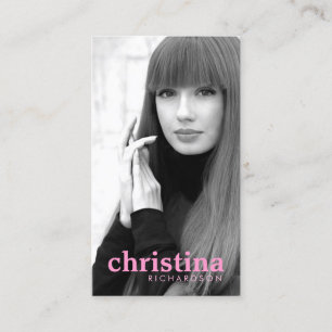 Modellen en Actoren Modern Headshot III Visitekaartje