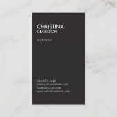 Modellen en Actoren Modern Headshot Visitekaartje (Achterkant)