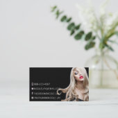 ☐ Modellen en Actoren Moderne Visitekaartje voor h (Staand voorkant)