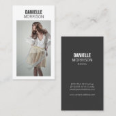 Modellen en Actors Modern Headshot Visitekaartje (Voorkant / Achterkant)