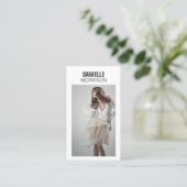 Modellen en Actors Modern Headshot Visitekaartje (Staand voorkant)