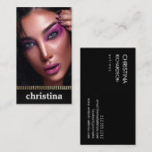 Modellen en Actors Modern Headshot Visitekaartje (Voorkant / Achterkant)