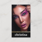 Modellen en Actors Modern Headshot Visitekaartje (Voorkant)