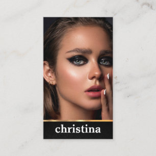 Modellen en Actors Modern Headshot Visitekaartje